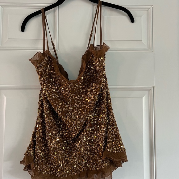 INC International Concepts sequin blouse. Size 12.  NWOT - Picture 2 of 4